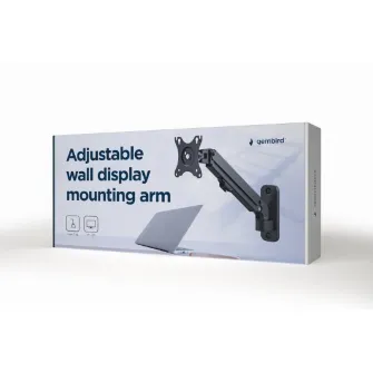 Monitor wall mount arm for 1 monitor up to 27