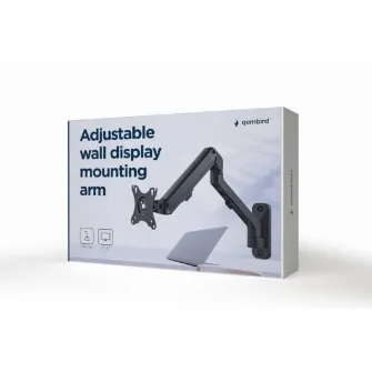 Monitor wall mount arm for 1 monitor up to 27