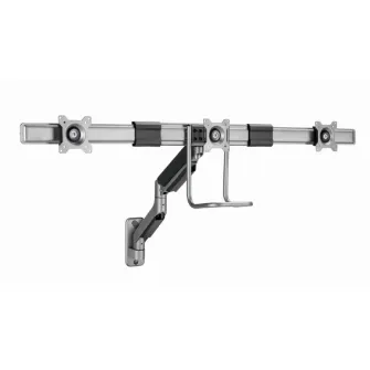 Monitor wall mount arm for 3 monitors up to 17-27