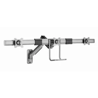 Monitor wall mount arm for 3 monitors up to 17-27