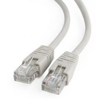 Patch cord cat. 5E PP12-3M, 3 m - gray, molded strain relief 50u'' plugs