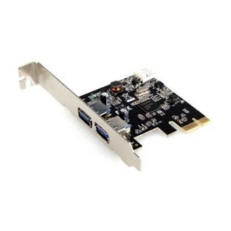 Карта PCI-E — Gembird UPC-30-2P, хост-адаптер USB 3.0 PCI-E, 2 порта