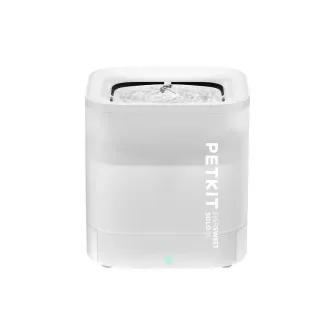 Petkit Eversweet SOLO SE Smart Pet Drinking Fountain, Capacity 1.8L, Wireless Pump Design, Detachable main unit, indicator light for water shortage and working status, Silent Pump 30dB, Product Size: 160*160*158mm, white