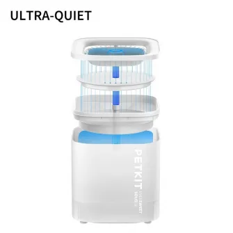 Petkit Eversweet SOLO SE Smart Pet Drinking Fountain, Capacity 1.8L, Wireless Pump Design, Detachable main unit, indicator light for water shortage and working status, Silent Pump 30dB, Product Size: 160*160*158mm, white
