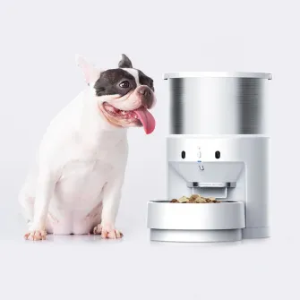 Petkit Fresh Element Infinity - 5L Smart Pet Feeder, 304 stainless steel, Capacity: 5L(2.6kg), Normal dry food, freeze dried food, App control, Proximity sensor, Built-in rechargeable lithium battery lasts 1 week, capacity: 2600mAH, Size 337*223*348mm, wh