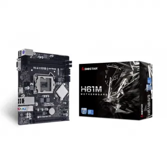 Placa de Baza BIOSTAR H61MHV3, Intel H61, sock. 1155, Ver 7.0