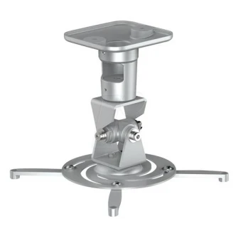 PureMounts PM-SPIDER-PLUS-S Подвесной кронштейн для проектора, от потолка до проектора 225 мм, наклон: +/- 180, поворот: 180, поворот: 360, макс. 15 кг, серебристый