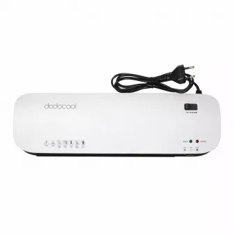 Qsmile SL299 A4, Rollers: 2(hot shoe), Input width: 230mm,Speed: 25 cm/min, Min Film thickness: 160(2*80) microns, Max. film thickness: 250(2*125) microns, Min Film size: Credit card size (54*86 mm), Max. Paper size: A4, Max. lam. thickness: 0.5 mm,