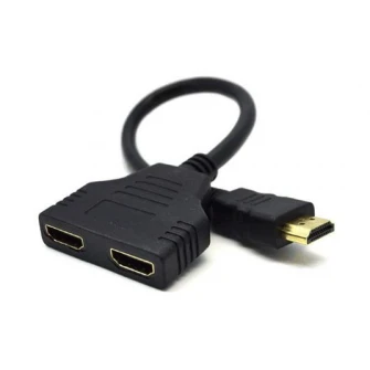 Splitter HDMI 2 ports - Cablexpert - DSP-2PH4-04, Passive HDMI dual port cable, Sends a single HDMI signal to 2 separate monitors, projectors or TV’s