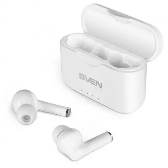 SVEN E-701BT, white TWS Wireless In-ear stereo earbuds with microphone