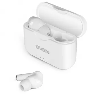 SVEN E-701BT, white TWS Wireless In-ear stereo earbuds with microphone