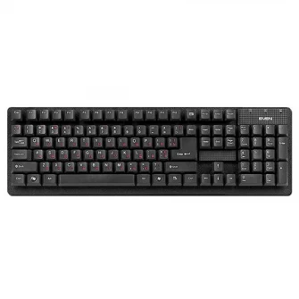 SVEN Standard 301, Keyboard, Key calculator, USB, Black
