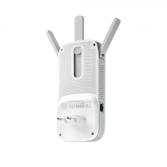 TP-LINK RE450  AC1750 Wireless Wall Plugged Range Extender, Atheros, 1300Mbps on 5GHz +  450Mbps on 2.4GHz, 802.11ac/n/g/b, 1 Gigabit Lan Port, Ranger Extender mode, Access Control, Concurrent Mode boost both 2.4G/5G, WPS, 3 external antennas