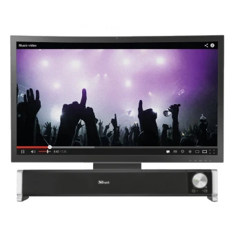 Trust Asto Soundbar for PC & TV, 12W, Black