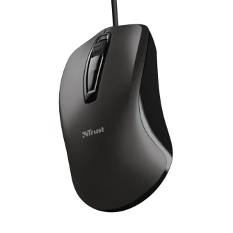 Оптическая мышь Trust Carve, 1200 dpi, 3 кнопки, USB, черная