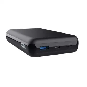 Trust Laro 100W USB-C Laptop Powerbank, High-capacity 100W powerbank to fast-charge your USB-C laptop or MacBook on the go, Quick Charge 3.0, auto-detect, USB PD 3.0 + PPS, Black