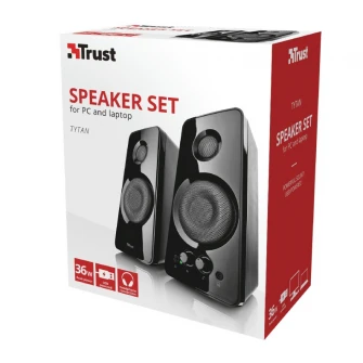 Trust Tytan 2.0 Speaker Set, 36W, USB-powered, Black