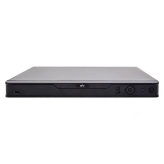 UNV NVR304-16E-B, 16-ch, 4 SATA, Incoming Bandwidth 160Mbps, 16 x 1080P@30 / 8 x 4MP@30 / 4 x 4K@30, Dual Network interface,  Audio In/Out 1/1, Alarm In/Out 16/4, 1U, H.265&4K