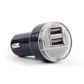 USB Car Charger - EnerGenie EG-U2C2A-CAR-02, 2-port USB car charger, 2.1 A, black