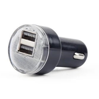USB Car Charger - EnerGenie EG-U2C2A-CAR-02, 2-port USB car charger, 2.1 A, black