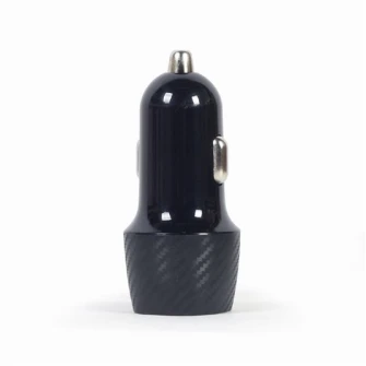 USB Car Charger - TA-U2QC3-CAR-02, 2-port USB car fast charger, Type-C PD, 18 W, black