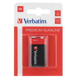 Verbatim Alcaline Battery  9V, 1pcs