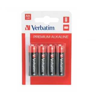 Verbatim Alcaline Battery  AA, 4pcs, Blister pack