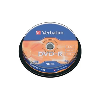 Verbatim DataLifePlus DVD-R AZO 4.7GB 16X MATT SILVER SURFAC - Spindle 10pcs.