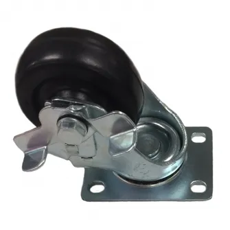 VIEWSONIC EP-WHL-005, Wheels for EP5520_EP5540_EP5540T, with Brake x 4, Screw Hole 73 x 45 M8, Black