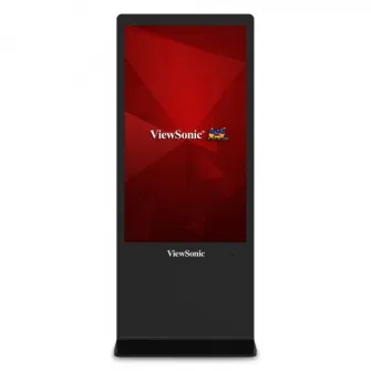 ViewSonic EP5542, Digital ePoster Kiosk, 55'' (3840x2160), Portrait Mode Only, 16/7, 400nits, 1300:1, 2GB RAM / 16GB Storage, HDMI x 3, DisplayPort, LAN (RJ-45), USB-A x 3, Audio Line-in/Out, Android OS, Speakers 2 x 10W, Black