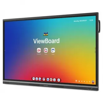 ViewSonic IFP6551, EDUCATION - Powerful Multimedia Learning, EDLA - Google Play Market,  65''(3840x2160), 50 multi-point touch, 7H, 400nits, 16GB RAM/128GB Storage, Android 14, OPSx1, Wi-Fi slotx1, HDMI-INx4, HDMI-OUTx1, VGAx1, DPx1, SPDIFx1, USB-Ax5,USB-