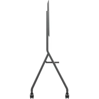 VIEWSONIC VB-STND-009, Gray, Mobile Slim Trolley Cart Stand for ViewSonic 55'' to 98'' ViewBoard Interactive Displays and Presentation Displays, Wall mount bracket: 150kg Max