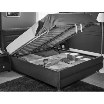 Promo Set Pat Ambianta Inter-3 1.8m Alb + Saltea ortopedica Ambianta Somneo Lux 180x200x23.5
