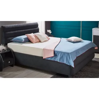 Promo Set Pat Ambianta Inter-3 1.8m Grafit + Saltea ortopedica Ambianta Somneo Lux 180x200x23.5