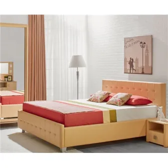 Promo Set Pat Ambianta Rio 1.8m Cremona + Saltea ortopedica Ambianta Somneo Lux 180x200x23.5