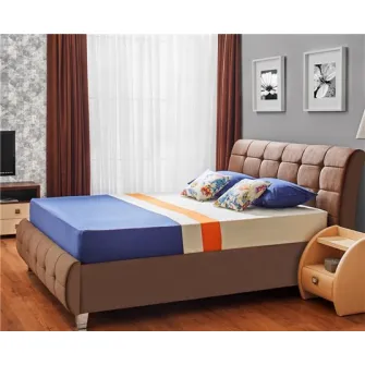 Promo Set Pat Ambianta Samba 1.8m Maro + Saltea ortopedica Ambianta Somneo Lux 180x200x23.5