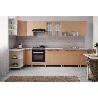 Set bucatarie Ambianta Fresh Cappuccino 3.5/1.2 m + servicii de modelare si vizualizare CADOU
