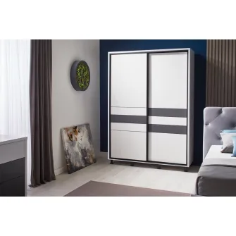 Set dormitor Ambianta Cristal Alb