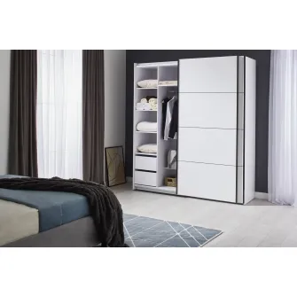 Set dormitor Ambianta Samba Grey 1600 mm