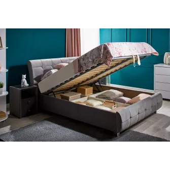 Set dormitor Ambianta Samba Grey, Modern