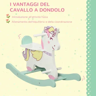 AIYAPLAY Cal balansoar pentru copii mici, plimbare cu unicorn pentru 1-3 ani, jucarie pentru bebelusi, cadou pentru fete si baieti