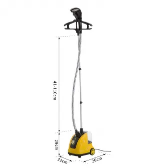 Aparat de calcat vertical cu abur, profesional, Homcom, 853-009, 1.8L 1800W