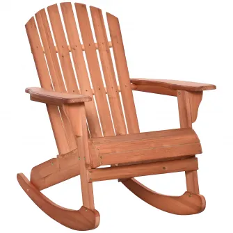 Balansoar adirondack pentru gradina, 77x94x97 lemn, Outsunny