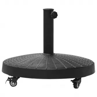 Baza pentru Umbrela de Soare de 38mm/48mm ∅52x41cm Negru Outsunny