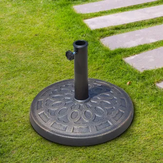 Baza pentru Umbrela Rotunda in Rasina, Maro Φ44x33cm, Outsunny