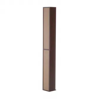 Biblioteca depozitare CD-uri​​​​​​​ tip soldat Homcom, Lemn MDF, 12 etajere, 21 x 20 x 175 cm, Maro