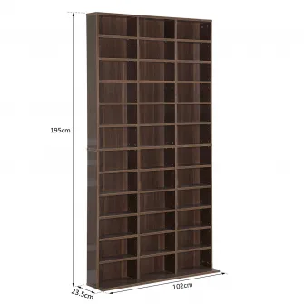 Biblioteca, Homcom, MDF, Maro