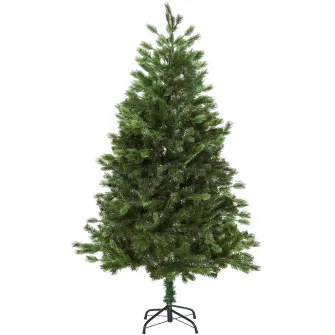 Brad de Craciun 210cm cu ramuri 934 baza pliabila HOMCOM