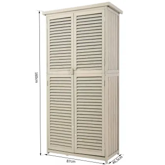 Cabana Ustensile de Gradina Outsunny Cu grile din Lemn Impermeabil