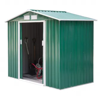 Casuta de gradina 213x127x185cm verde Outsunny
